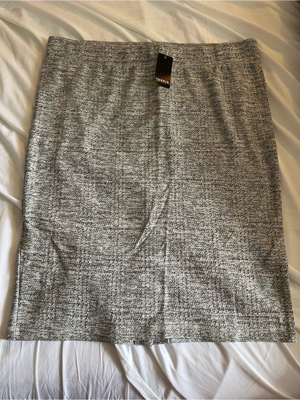 Torrid Gray Textured Pencil Skirt